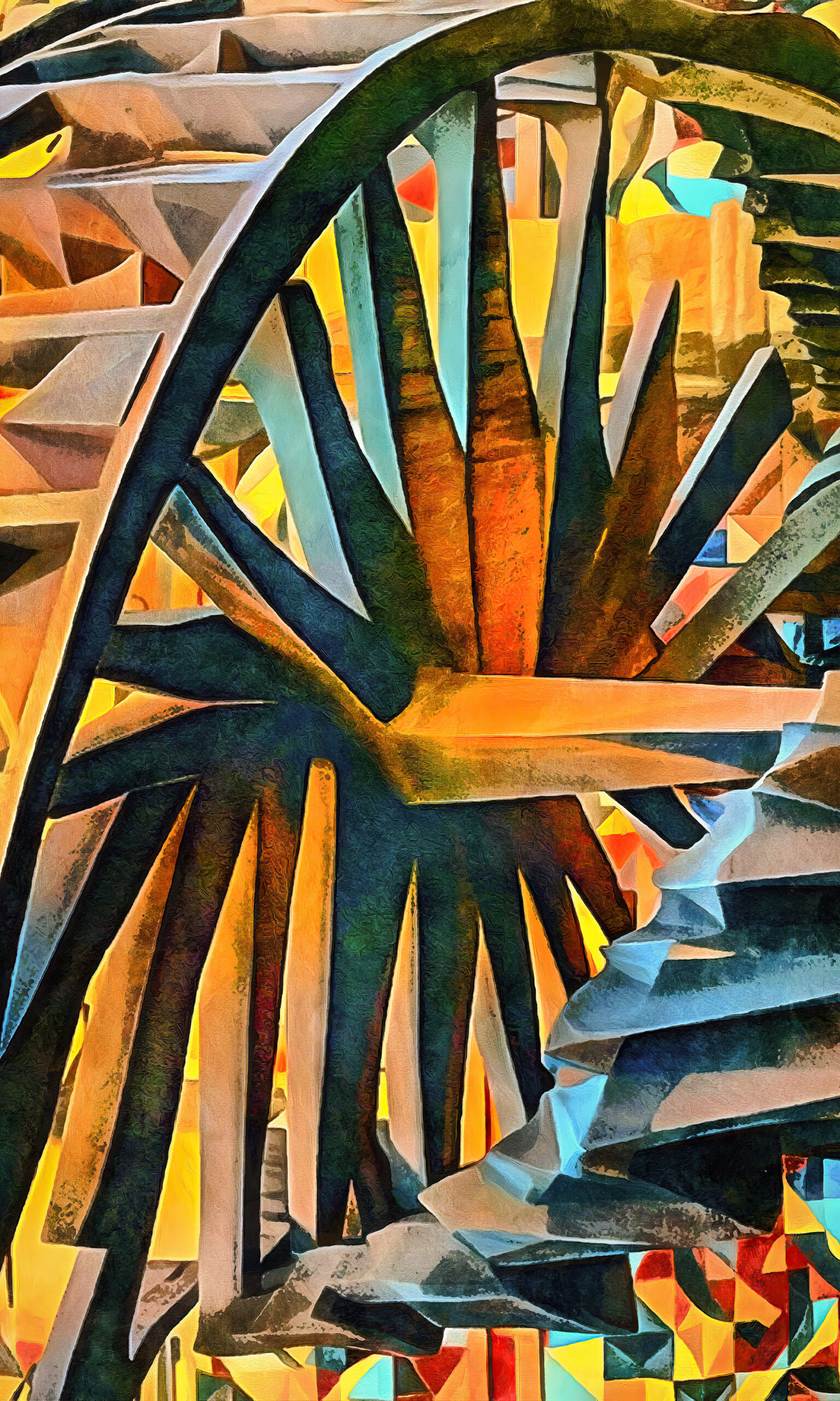 Wagon Steps, Mark Henninger, 2023 Mark Henninger Art